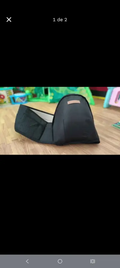 Asiento portabebé negro - miniatura 1