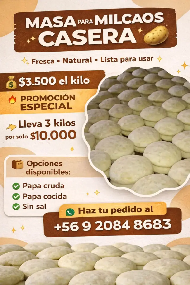 Masa para milcaos casera