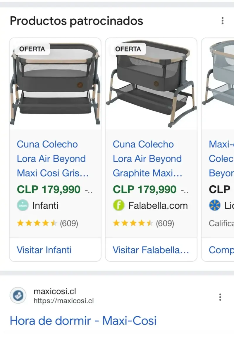 Cuna colecho Maxi Coci, gris - 3