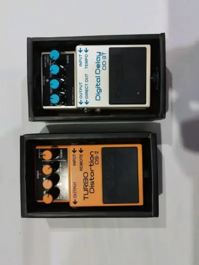 Pedales de efectos Boss Digital y Distortion - miniatura 1