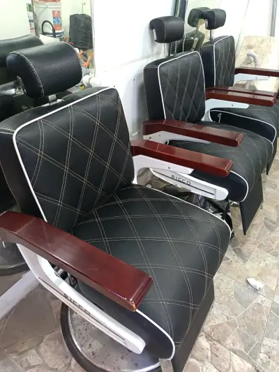 Sillón de barbería marca ricco - miniatura 1