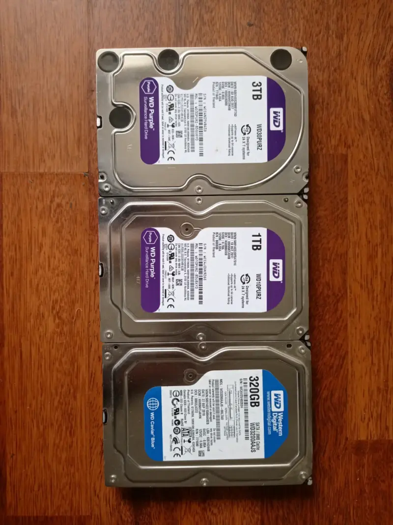 Discos duros WD 1T, 3T ,320gb