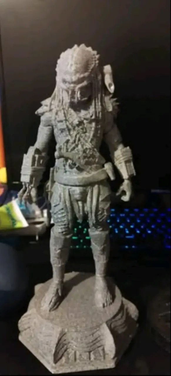 Figuras resina alien vs depredador para colección