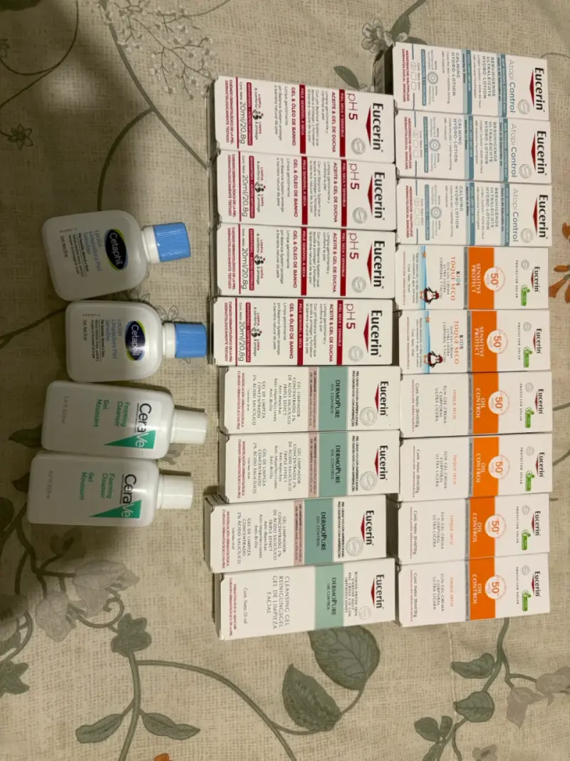 Set de productos de cuidado piel originales