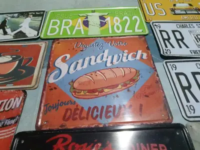 Placas vintage decorativas - miniatura 2