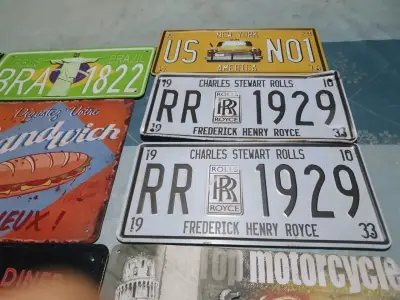 Placas vintage decorativas - miniatura 6