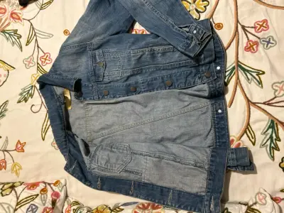 Chaqueta de mezclilla azul - miniatura 3