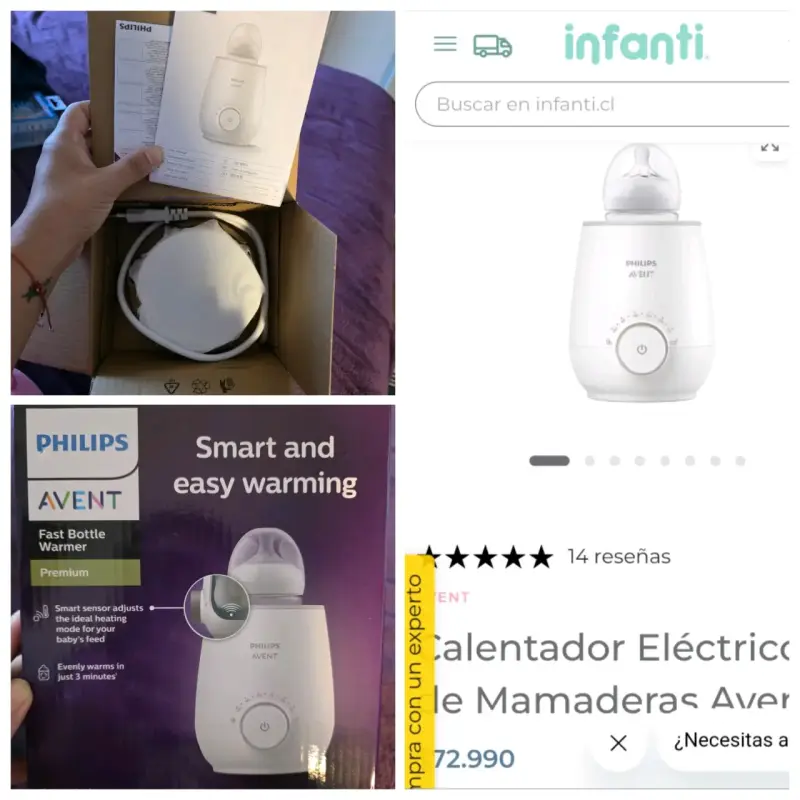 Calentador de mamaderas Philips Avent