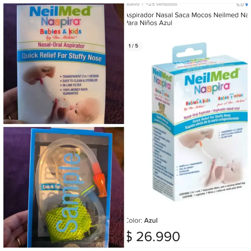 Aspirador nasal NeilMed Nasal-Oral