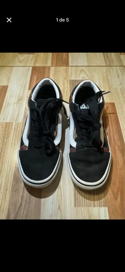 Zapatillas negras estampadas N33 - miniatura 1