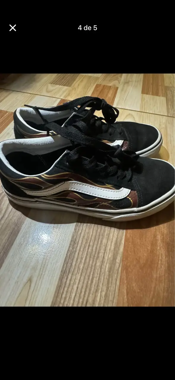 Zapatillas negras estampadas N33 - 2