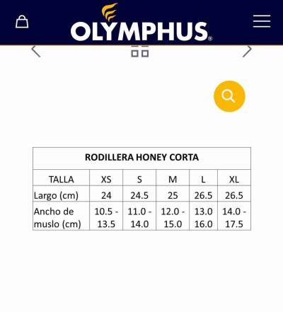 Rodillera deportiva Olympus negra - miniatura 6