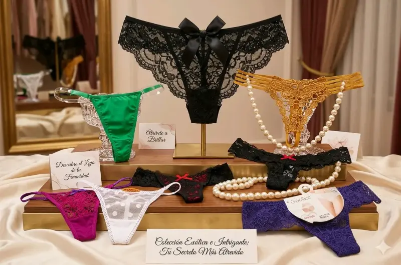 Conjunto de lencería variada