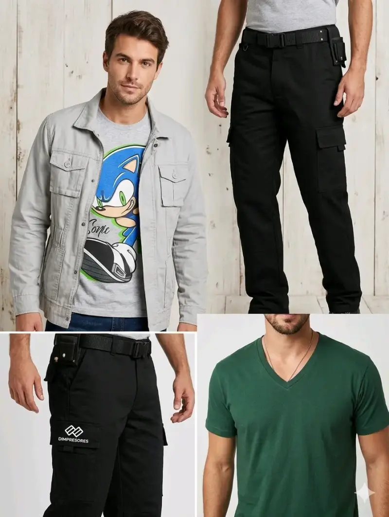 Chaqueta de mezclilla gris