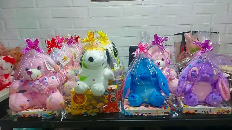 Peluche grande rosado - 6