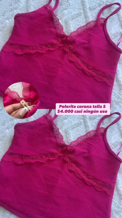 Chaleco corto blanco con botones - miniatura 4