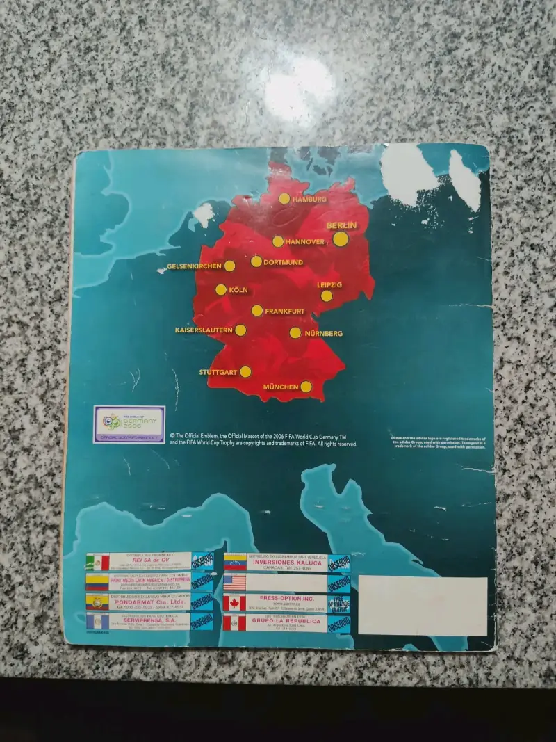 Álbum Panini Mundial 2006 - 2