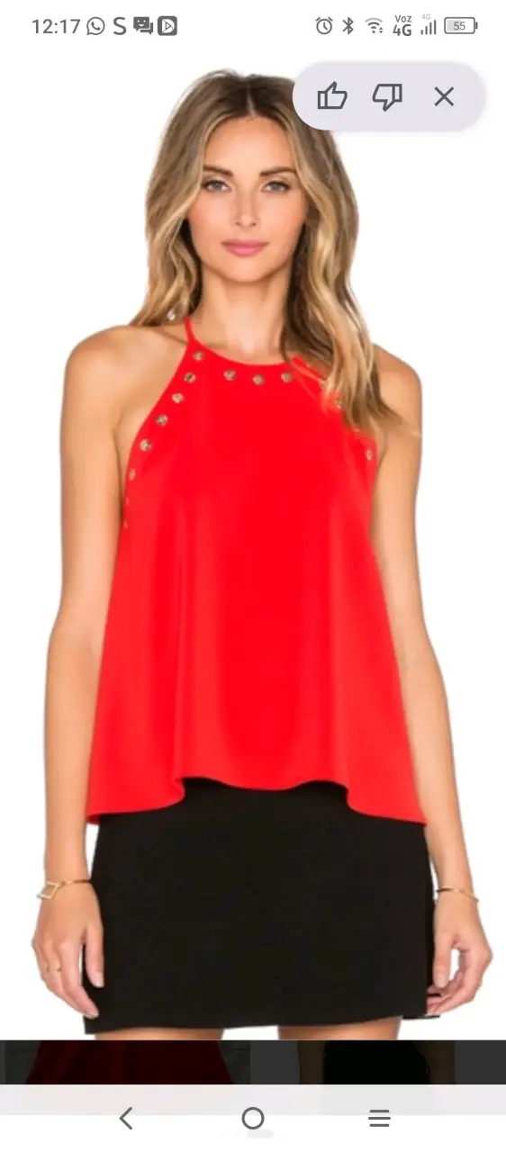Blusa roja Mossimo - 4