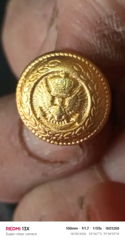 12 bello y finos Botones resina.o metal - miniatura 2