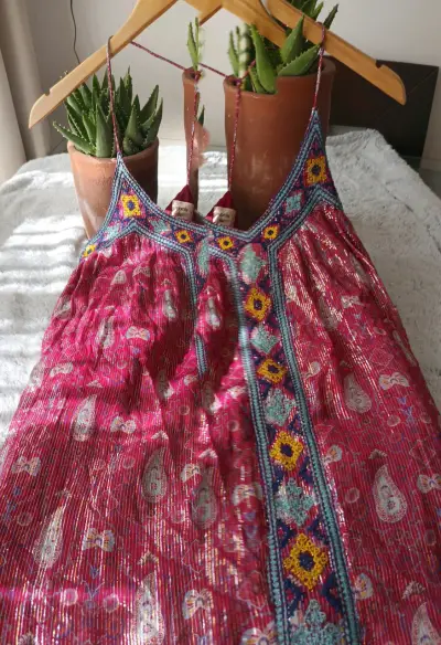 Vestido Umbrale de fiesta estampado - miniatura 3