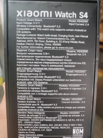 Smartwatch Xiaomi S4 Rainbow - miniatura 5
