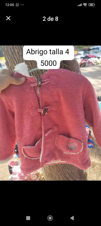 Chaqueta negra para niña - miniatura 2