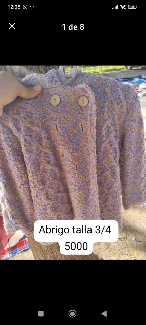 Chaqueta negra para niña - 4