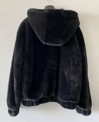 Chaqueta de peluche negra xxL - miniatura 2
