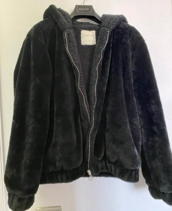 Chaqueta de peluche negra xxL - 3