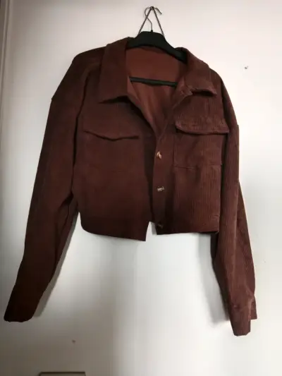 Chaqueta marrón L nueva SheIn - miniatura 2