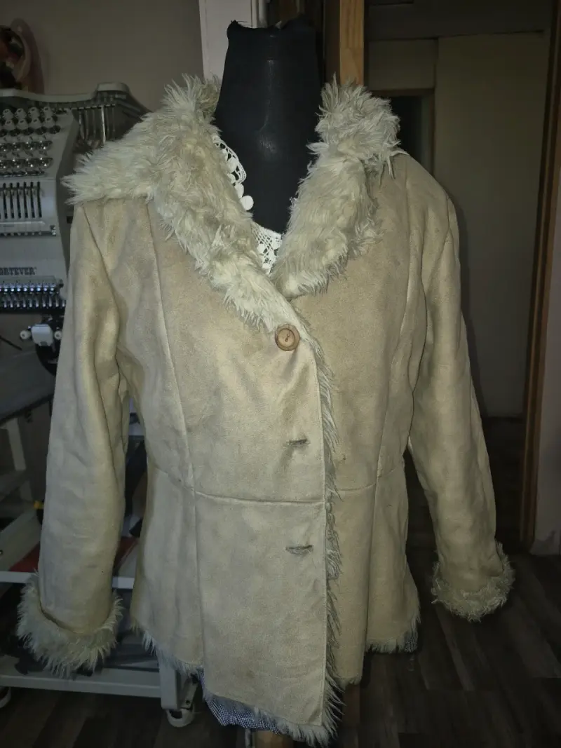 Chaqueta de gamuza con forro - 1