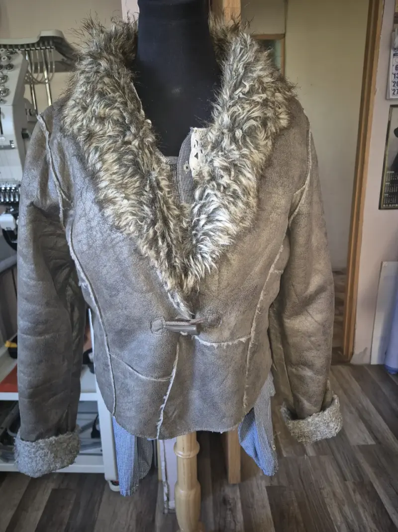 Chaqueta de gamuza con forro - 2
