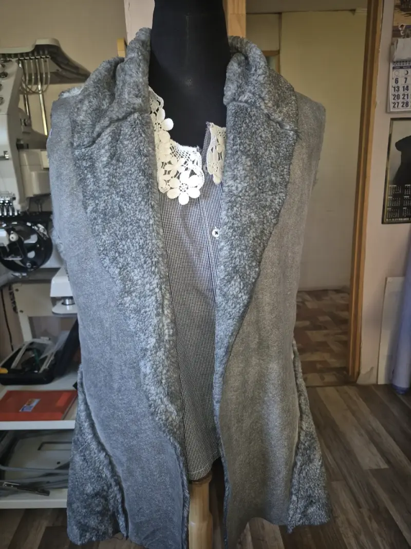 Chaqueta de gamuza con forro - 4