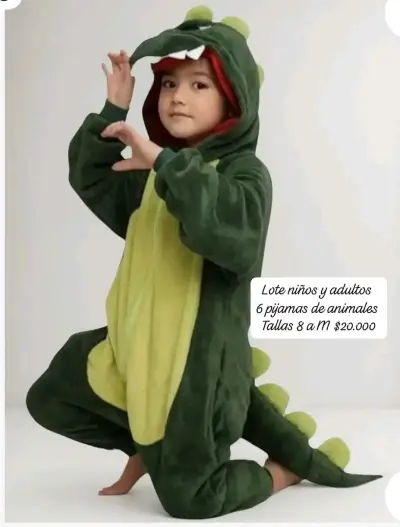 Lote Pijama de animales para niños y adultos - miniatura 1