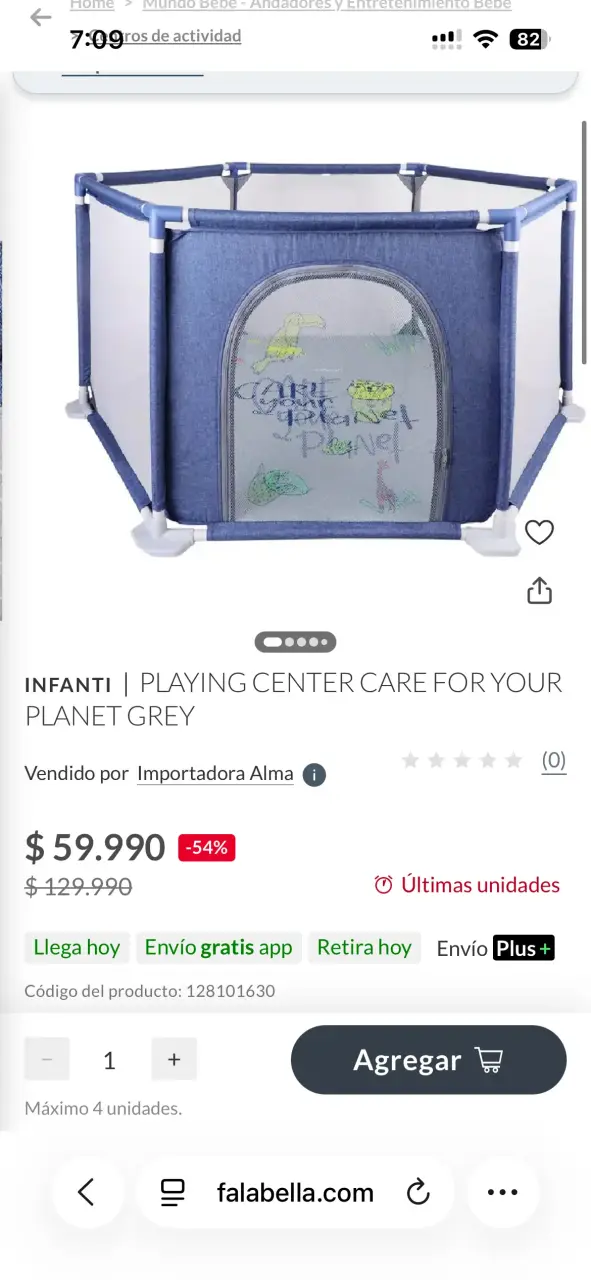 Corral Infanti Planet Azul - 1