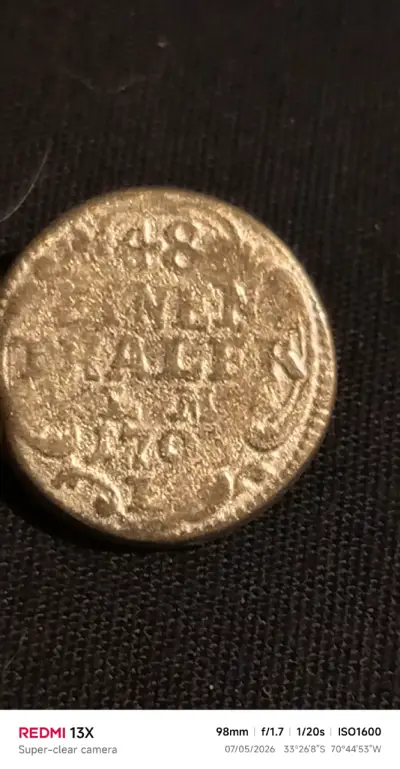 8 Botones  vintage metálicos italianos - miniatura 1