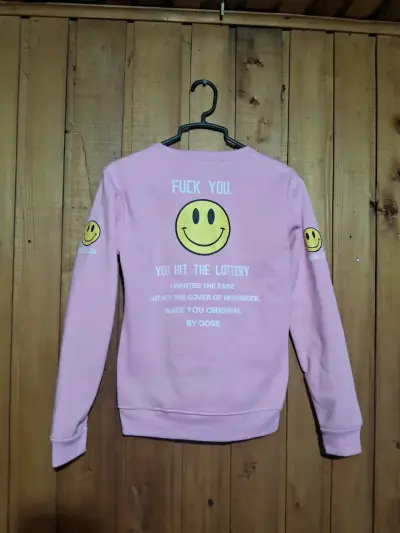 Polerón rosado Smiley - miniatura 2