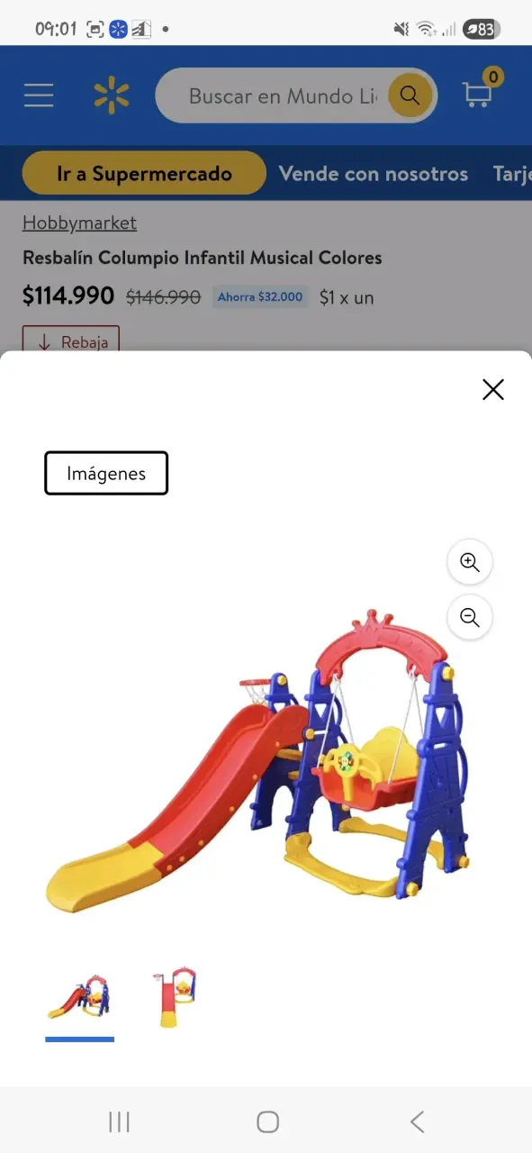 Tobogán y columpio para niños - 3