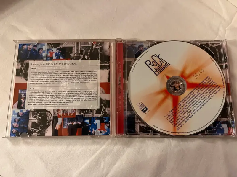CD Antología Rock Chileno de los 80s - 3