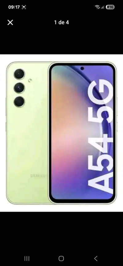 Smartphone Samsung A54 5G negro - miniatura 1
