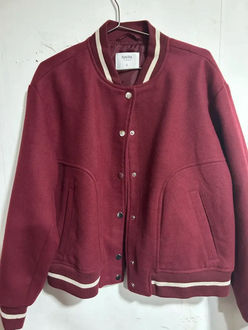 Chaqueta bomber burdeos Sybilla - 2