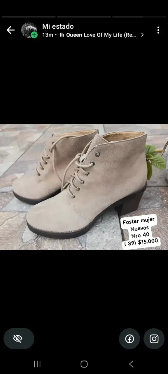 Botines beige Foster mujer