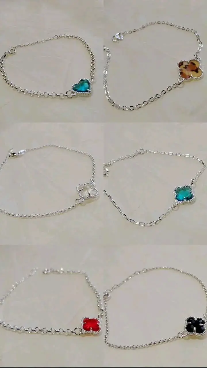 Set de anillos plateados - 5