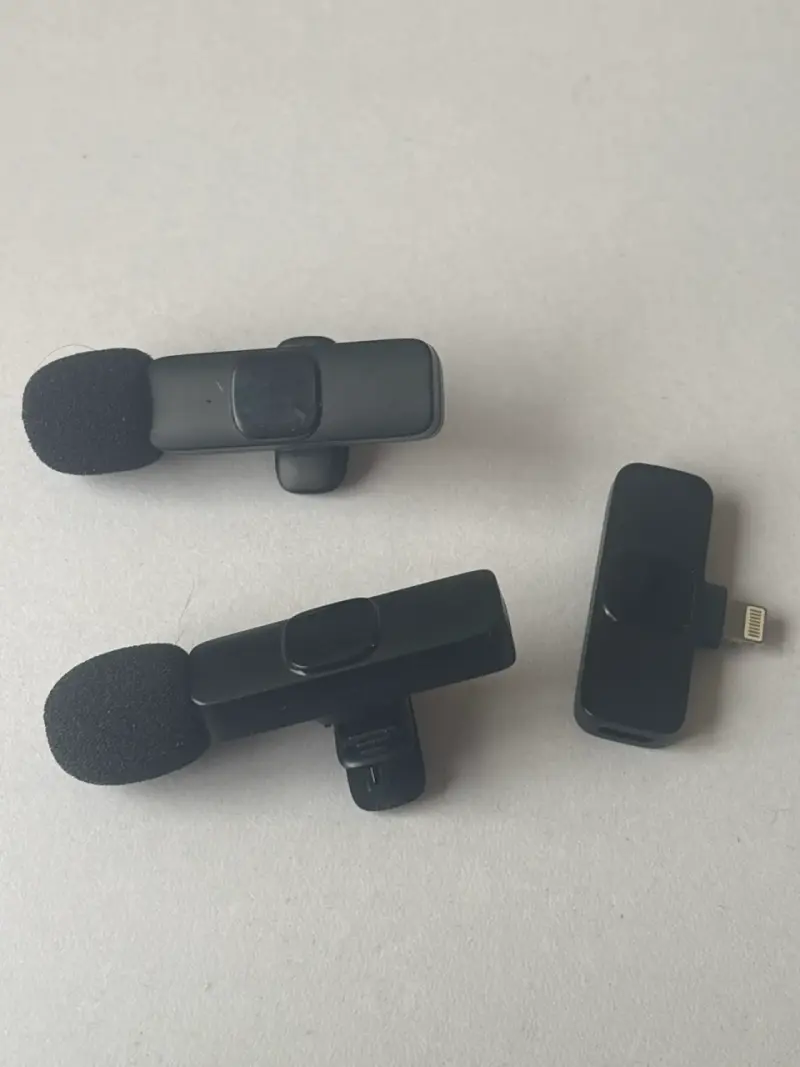 Micrófono inalámbrico para iphone 14 hacia atras