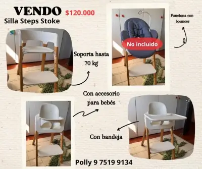 Silla Steps Stoke para bebé - miniatura 1