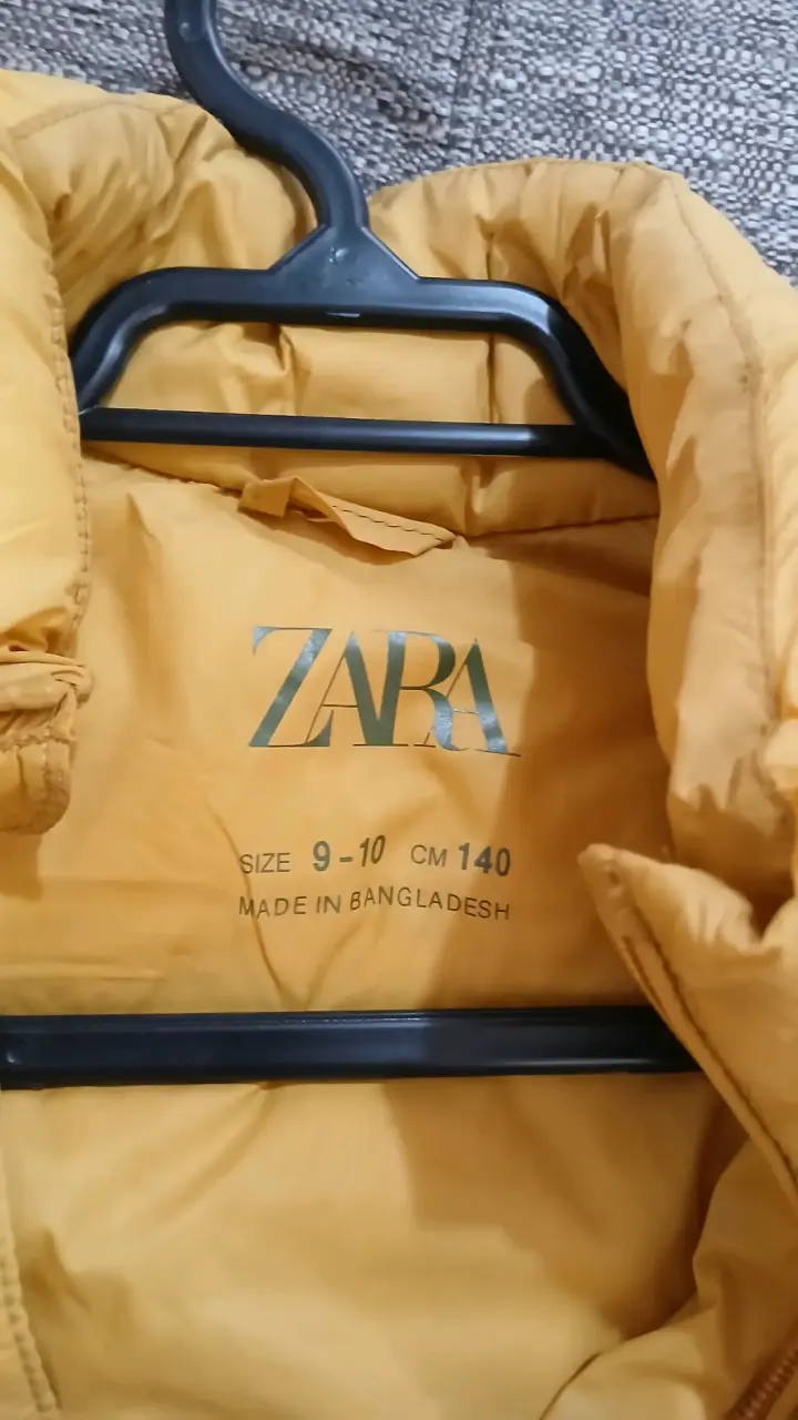 Chaqueta amarilla Zara para niños - 1