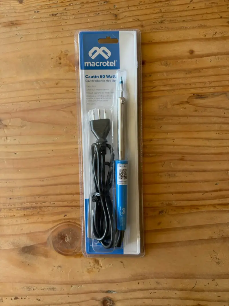 Cautín eléctrico 60W Macrotel