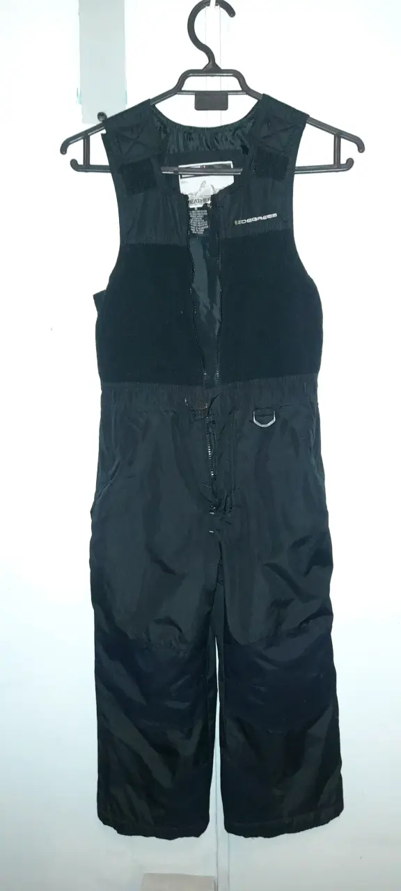 Overol negro para invierno - 4