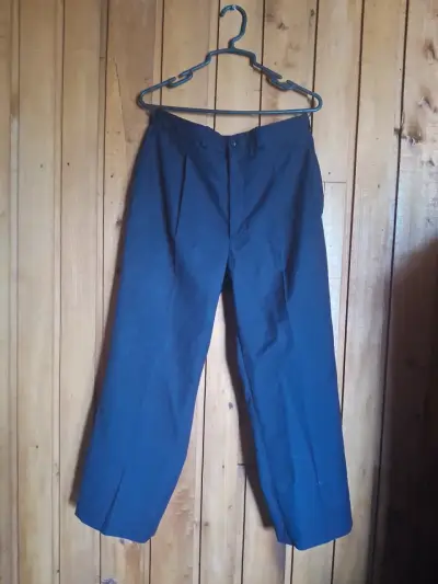 Pantalón de vestir lana peinada - miniatura 1