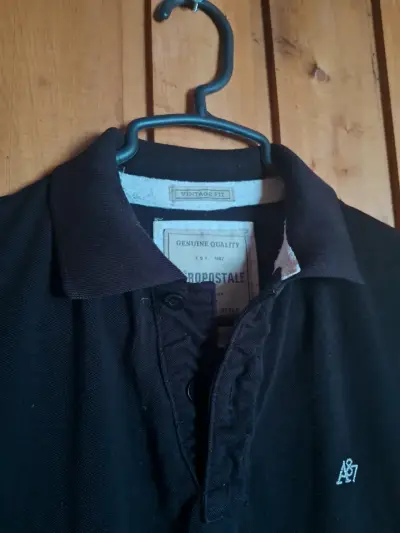 Polera polo negra - miniatura 2